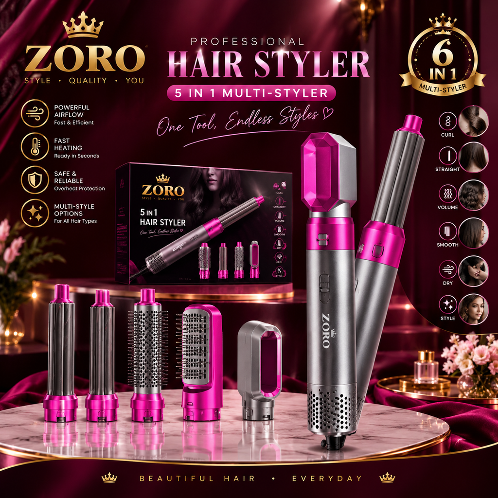 ZORO 2-in-1 Electric Hair Straightener | Style Your Way