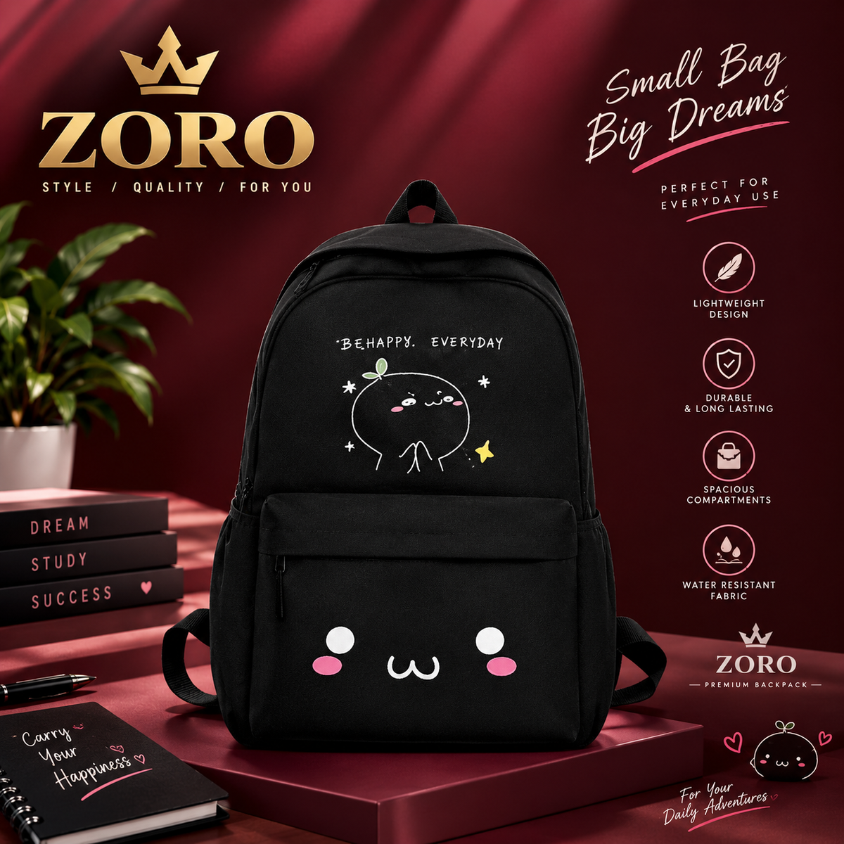 ZORO Everyday Bag | Carry Your Essentials in Style⠋
