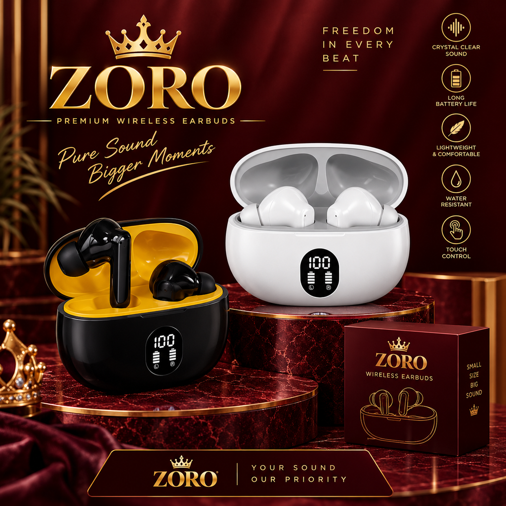 ZORO Air Pro 3rd Gen Wireless Earbuds | Style Meets Sound