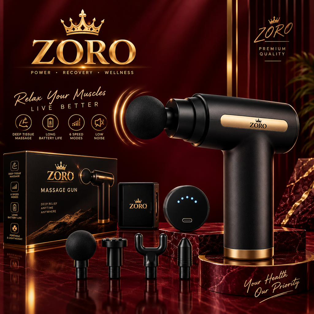 ZORO Powerful Deep Tissue Massage Gun | Elevate Your Recovery Routine