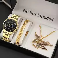 ZORO Men’s Stainless Steel Necklace Set | Bold & Modern Style