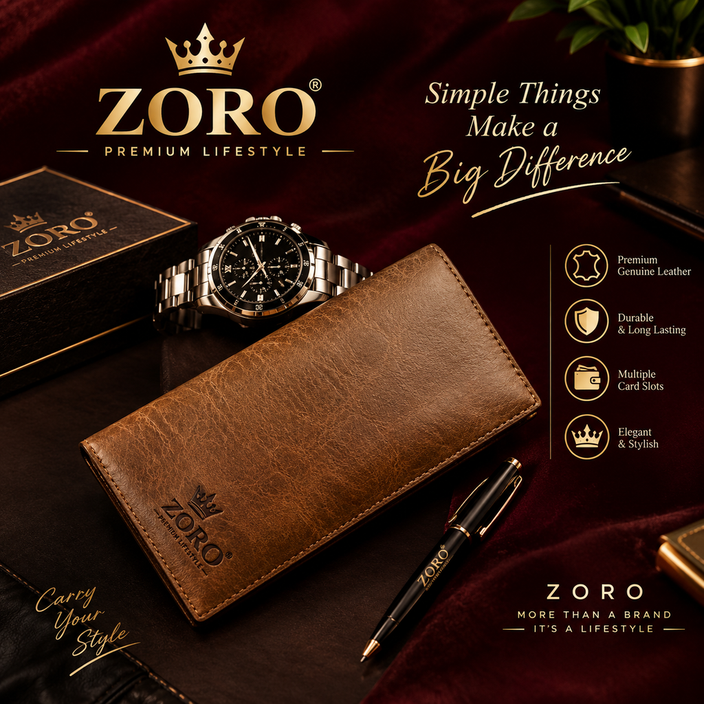 ZORO Long Wallet | Everyday Elegance for Your Essentials
