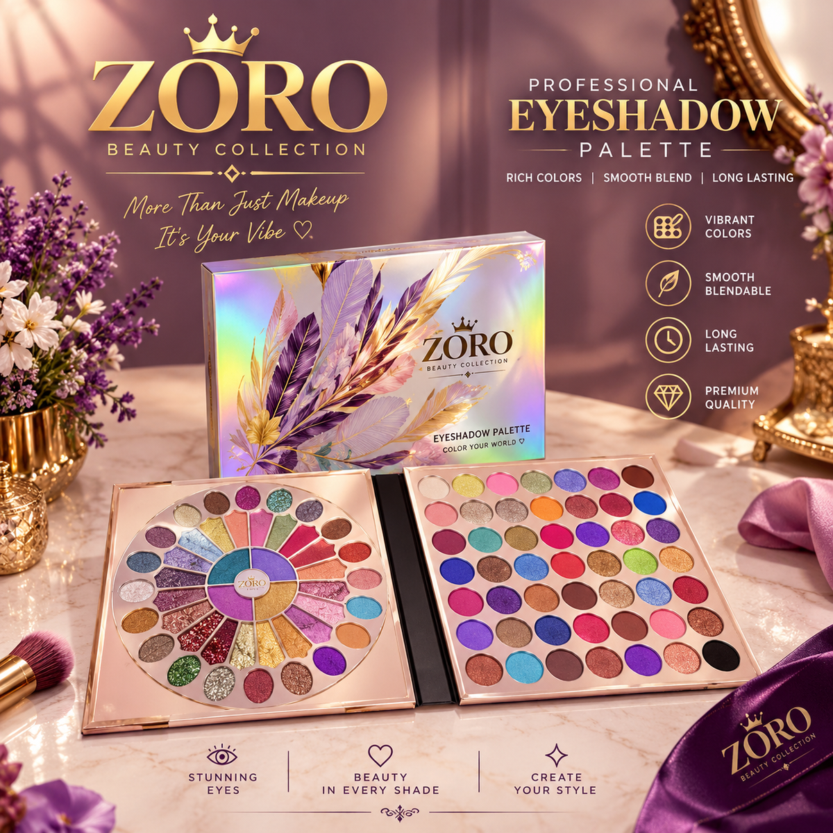 Beautious 18 Colors Eyeshadow Palette | ZORO
