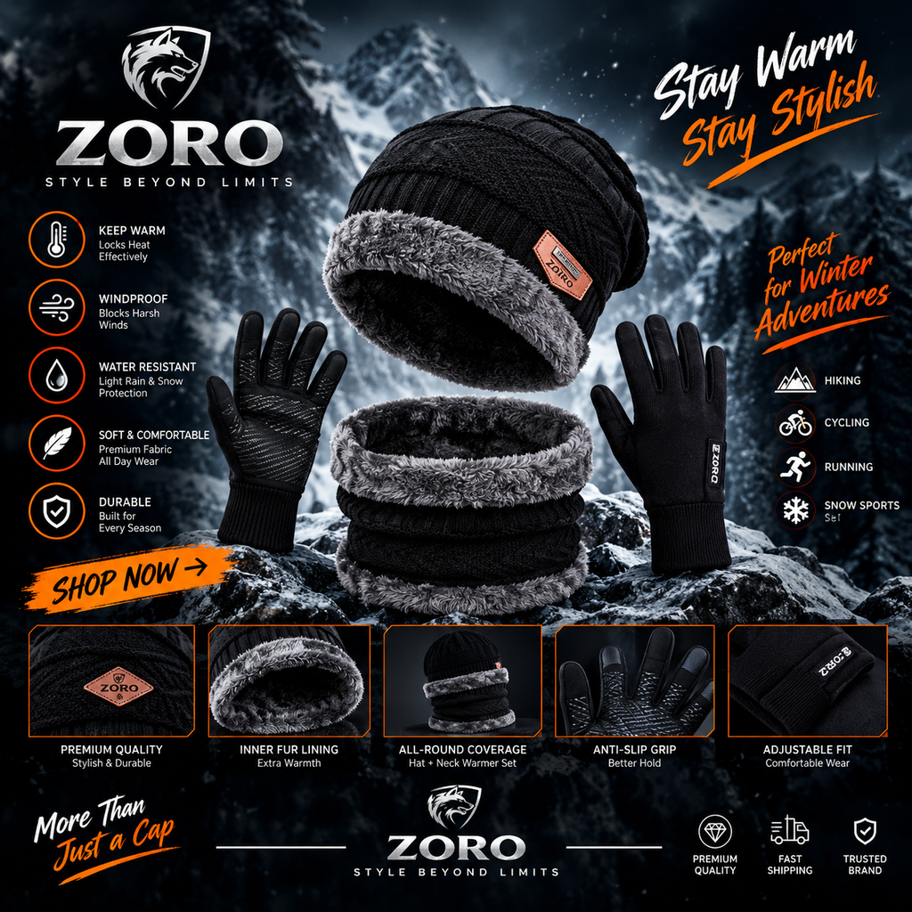 ZORO Premium Cap | Stylish & Comfortable Everyday Wear