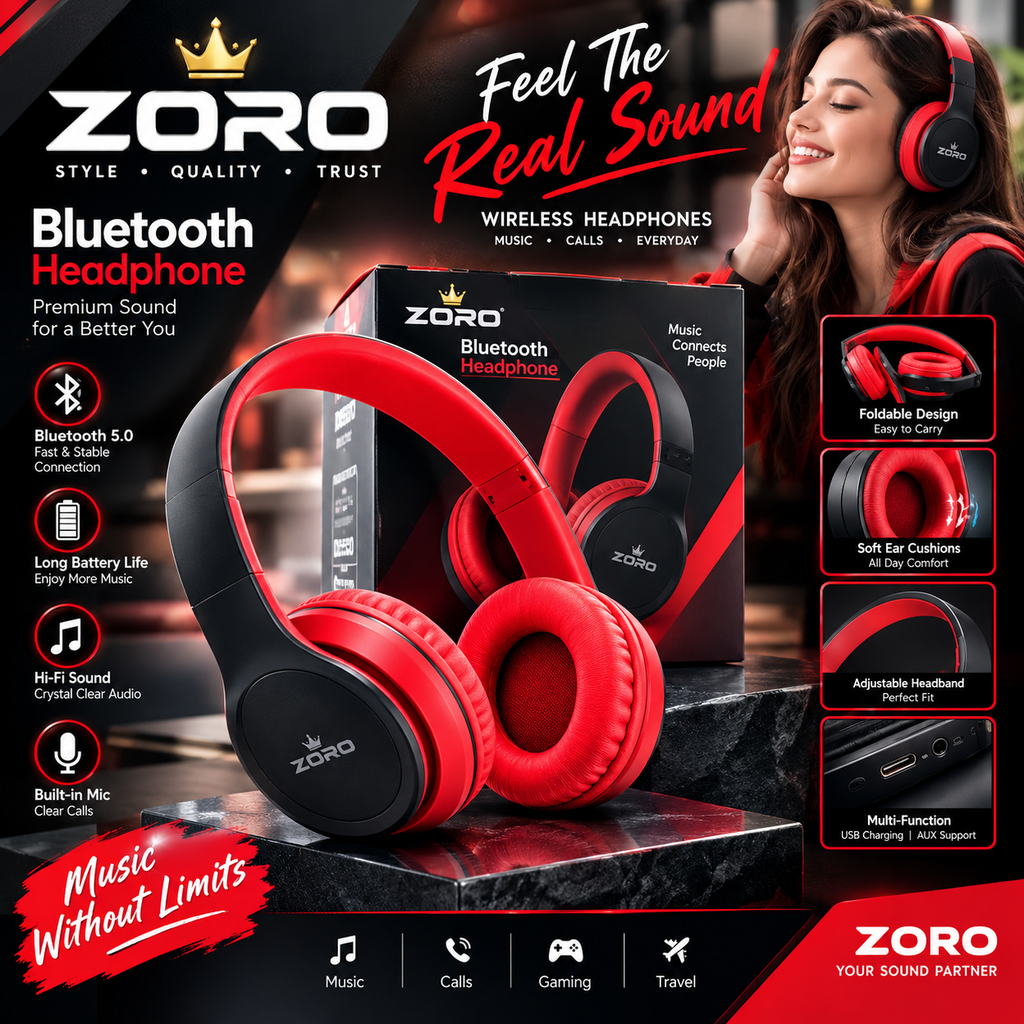 ZORO Headphones | Apni Favourite Beats Ka Maza Lein⠋