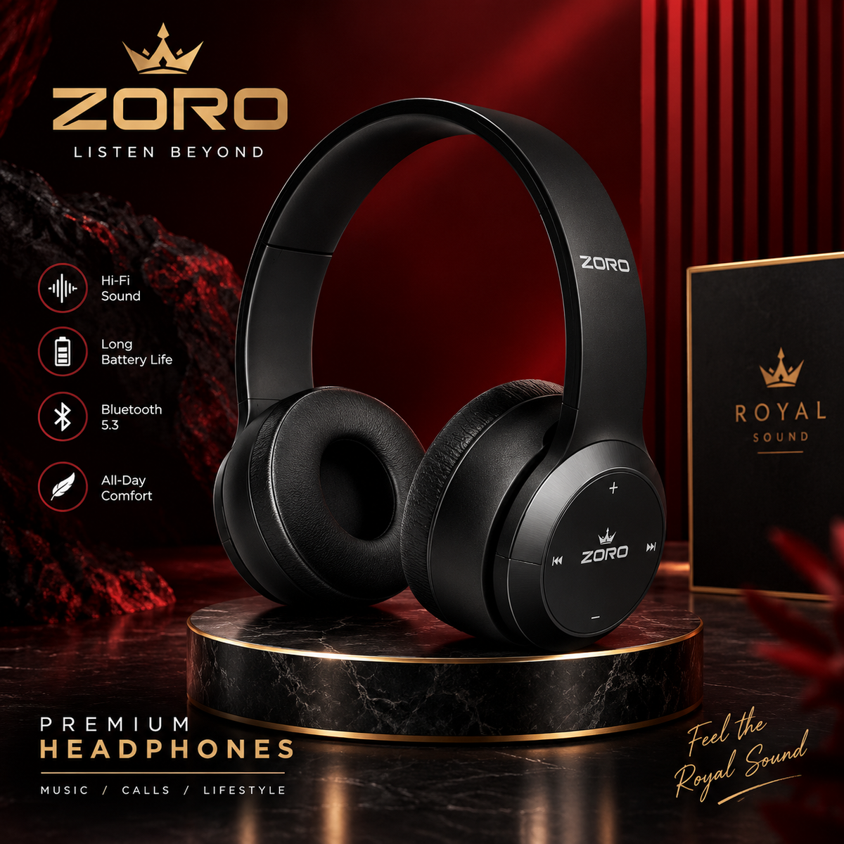 ZORO Headphones | Apni Favourite Beats Ka Maza Lein⠋